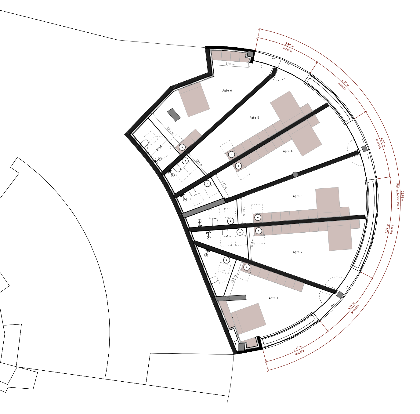 NADA - SEIS APARTAMENTOS